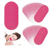 IKOPFLN 30 Pièces Ruban De Bouche, Ovale Mouth Tape For Sleeping - Doucement Adhésif, Anti-ronflement, Augmente L'oxygène, Améliore Le Repos Et L'énergie Pour La Respiration Correcte（Rose）