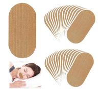 IKOPFLN 30 Pièces Ruban De Bouche, Ovale Mouth Tape For Sleeping - Doucement Adhésif, Anti-ronflement, Augmente L'oxygène, Améliore Le Repos Et L'énergie Pour La Respiration Correcte（Teint）