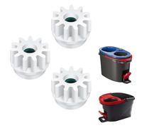 IKOPFLN 3Pcs Spin Mop rechange pour balai franges, seau rotation roulement embrayage pignons rechange compatibles avec Oce dar, pignons roulement unidirectionnel pour Vileda et autres balais rotatifs