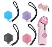 IKOPFLN 4 Pièces Pod Case Boîte de Rangement pour Capsules aromatiques - sans BPA - Étui de Protection pour boîte à arômes,Quatre Couleurs,pour a1r up