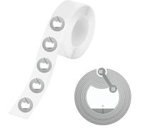 IKOPFLN 60 Pièces NFC Tag 25 mm Ntag213 NFC Autocollants NFC Étiquette Réinscriptibles NFC Sticker Balises NFC pour Tous Les Téléphones Portables et Appareils Compatibles NFC
