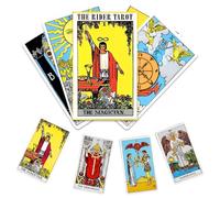 IKOPFLN 78 cartes de tarot vintage Tarot Deck, Ftarot rider waite,tarot debutant (avec manuel)
