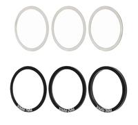 IKOPFLN Jeu de 6 joints de roulement intérieur de vélo, manivelle de 30mm, entretoise inférieure, rondelles de pédalier de vélo en alliage d'aluminium pour BB86/91/92/BB30/PF30, accessoires de vélo