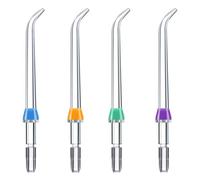 IKOPFLN Kit de 4 Embouts Jet Dentaire Haute Pression Compatibles avec Waterpik WP-100, WP-660 et Autres Modèles, Embouts de Rechange Haute Pression Classique pour Hydropulseur Dentaire sans Fil Plus