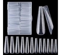 IKOPFLN Lot de 120 autocollants pour ongles - Ensemble de décalcomanies pour ongles à couverture complète, kit d'ongles en gel souple pour manucure à faire soi-même
