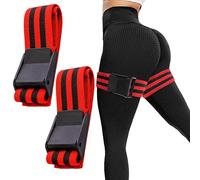 IKOPFLN Lot de 2 Bandes d'entraînement à l'occlusion pour Le Blood Flow Restriction Training BFR Bands pour la Musculation Bandes d'occlusion pour Le Bodybuilding réhabilitation