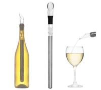 IKOPFLN Rafraichisseur de Bouteille de Vin Bâton, rafraichisseur de bouteille,Refroidisseur de Bouteille en Acier Inoxydable, Tige Refroidissante, kit d'accessoires pour vin blanc et vin rouge