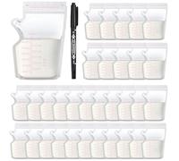 IKOPFLN Sachet conservation lait maternel 30 pièces avec marqueur, sac congelation lait maternel, sac de conservation du lait (250 ml)