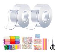 IKOPFLN Scotch nano tape,Tape Bubbles Kit de Bulles de Ruban Adhésif à Bulles Nano, Magic Bubble Tape pour Les Cadeaux d'anniversaire, Bubble DIY Craft Kit