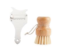 IKOPFLN Trancheur De Truffes Râpe À Truffe En Acier Inoxydable Coupe Rasoir Truffes Pour Truffle Légumes Ail Champignons Avec Pinceau À Truffes