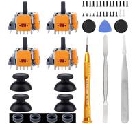 Ikpek Lot de 4 joysticks de Rechange à Effet Hall pour Manette DualSense PS5, capteur analogique 3D, Module à Bascule pour Manette de PlayStation 5