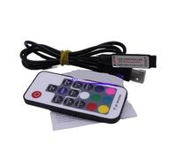 IKPGBZXM Contrôleur USB RGB 5V 24V, 17 Touches, télécommande, variateur LED for LED RGB 5V