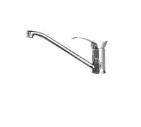 IKPGBZXM Mélangeur de Robinet d'évier de Cuisine, Robinet Chaud et Froid, Robinet monotrou pivotant à 360 degrés Bec étendu, Robinet de Cuisine Blanc 1 pièce(M4901,G3/8)