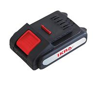 IKRA batterie 20 V 2,0 Ah au lithium-ion, type LI 22, avec affichage LED | Compatible avec les outils de jardinage 20 V d'IKRA, parfait pour des performances fiables lors des travaux de jardinage