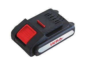 IKRA batterie 20 volts 2,5 Ah lithium-ion type LI 22-2, avec affichage LED | Convient à tous les outils de jardinage 20 V d'IKRA et est idéal pour travailler efficacement dans le jardin
