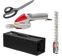 Ikra cisaille à gazon sur batterie, sculpte-haie 2-en-1 IGBS 1054 LI 7,2 V, avec batterie, chargeur, cisailles universelles et étui