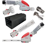 IKRA cisaille à Gazon & Taille-buissons IGBS 1210 avec Sacoche, Batterie et Chargeur, Lames fabriquées en Allemagne