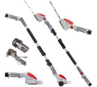 IKRA cisaille à Gazon & Taille-buissons télescopique sans Fil IGBS 1210 F avec Batterie & Chargeur, Lames « Made in Germany »