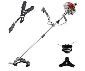 IKRA débroussailleuse à essence IBF 31-4, avec bobine de fil & lame | 31 cm³, 0,7 kW, moteur à essence 4 temps puissant, remplacement du filtre à air sans outil, in andoulière