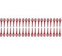 IKRA Lames en Nylon 15130190 Set de 20 pièces, compatibles avec Coupe-Bordures IART 2520, IAT 20-1M, ICGT 2025 & IART 1224 (Lot de 2)