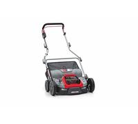 Ikra Scarificateur-aérateur sans fil 3en1 - 36V - acier inoxydable - bac 45L - largeur de coupe 36cm - compatible batteries Bosch