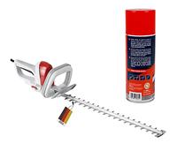 IKRA Taille-haie électrique Ultralight FHS 1555, 550W, Longueur de Coupe 55cm, fabriqué en Allemagne, Seulement 2,6kg, Spray 400 ML INCL.