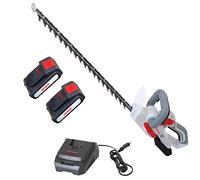 IKRA Taille-haie IAHS 20-1, avec 2 Batteries 20 V et Chargeur Rapide