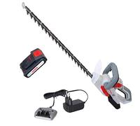 Ikra Taille-haie sur batterie IAHS 20-1, 20V batterie et chargeur Inclus, Longueur de Coupe 54cm