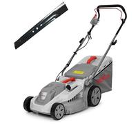 IKRA Tondeuse à Gazon électrique IERM 1638-1 1600W, 38cm, Lames de Rechange