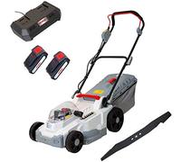IKRA Tondeuse à Gazon ICM 2/2037, INCL. 2 Lames, 2 Batteries 20V & Chargeur