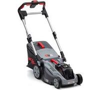 IKRA tondeuse à gazon IB-LM 38, 3en1, 38 cm, sans batterie 36 V ni chargeur | Compatible avec Bosch, surfaces de pelouse jusqu'à 400 m², hauteur de coupe 30-75 mm, bac de 42 l, kit de mulching inclus