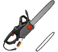 IKRA tronçonneuse électrique KSE 2400-40, Made in Germany, 2 chaînes incl. | Longueur de coupe 40 cm, chaîne à faibles vibrations, montage et tension de la chaîne sans outil, 2400 W