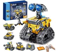 IKUPER Robot 6 en 1 pour Garçons 8-12 Ans avec Application et Télécommande | Ensemble Robotique Programmable, STEM Kit Construction,Enfants Cadeau d'Anniversaire et de Noël, 631 Pièces