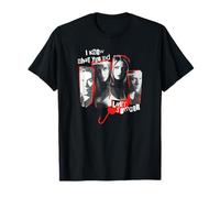 IKWYDLS Ripped Up Character Collage Retro Horror Movie T-Shirt