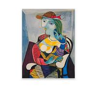 IKYE Pablo Picasso Marie Thérèse Walter Reproduction sur toile. Impressions abstraites de Tableaux célèbres. Image d'art de mur de toile pour le décor à la maison. 80x112cm(31.4x44.1in) Sans cadre