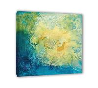 IKYE Zao Wou-Ki-« SANS TITRE, 30 »Reproduction de peintures célèbres. Zao Wou-Ki Tableau abstrait sur toile. Affiche de décoration moderne encadrée 80x80cm(31.5x31.5in) Encadrées
