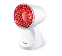Beurer IL 11 lampe infrarouge avec grille de protection, dispositif médical pour utilisation en cas de rhume et de tension musculaire, 5 niveaux d'inclinaison, lunettes de protection incluses