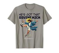 Il a ce coup de pied divin - Funny Jesus Soccer T-Shirt