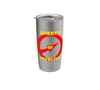 Il a donné des draps et j'ai donné des javelots - Sheets Javelins Gobelet isotherme en acier inoxydable double paroi
