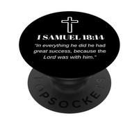 Il a EU Un Grand succès Parce Que Le Seigneur était avec Lui Bible PopSockets PopGrip Adhésif