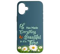 Il a Fait Toute Chose Belle en Son Temps Ecc 3:11 Coque pour iPhone 16 Plus