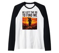 Il a quitté Le 99 pour me trouver Christian Faith Shepherd Sunset Manche Raglan