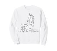 Il a quitté Les 99 Hommes et Femmes chrétiens Qui Aiment Dieu et Jésus Sweatshirt