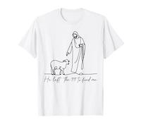 Il a quitté Les 99 Hommes et Femmes chrétiens Qui Aiment Dieu et Jésus T-Shirt