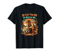 Il a quitté Les 99 pour me sauver Cowboy Western Luke 15 Christian T-Shirt