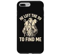 Il a quitté les 99 pour me trouver Christian Jesus Lost Sheep Parabole Coque pour iPhone 7 Plus/8 Plus