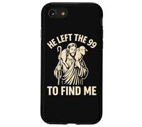 Il a quitté les 99 pour me trouver Christian Jesus Lost Sheep Parabole Coque pour iPhone SE (2020) / 7 / 8