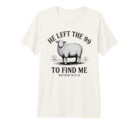 Il a quitté Les 99 pour trouver l'Écriture d'agneau T-Shirt Haut de Gamme