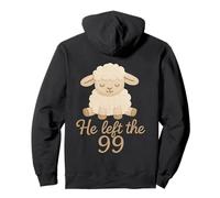 Il a quitté The 99 Minimalist Lost Sheep Christian Faith Sweat à Capuche