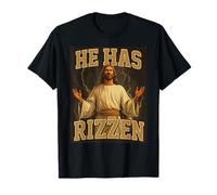 Il a Un Design Rizzen Jésus pour Les Amateurs de Foi et d'humour T-Shirt